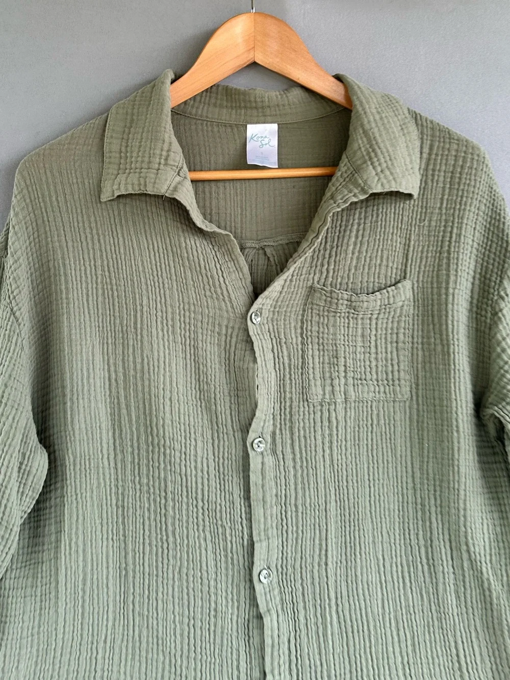🎉5 for $45🎉 Kona sol swim cover up shirt top size s